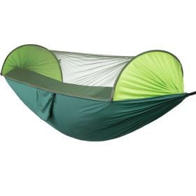 Folding Multi Use Swing Hammock For Outdoor Camping (Color: Green)