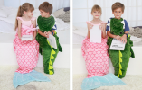 Cozy Animal Tail Blanket for Kids Soft and Comfortable Kids Sleeping Bag