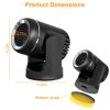 Portable Car Heater 2 In 1 Heating Cooling Fan Rotatable Demister Defroster with 4.92ft Cord