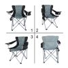 Portable Lumbar Back Camping Chairs for Outdoors