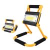 1Pack LED Working Light High Lumen Rechargeable Floodlight Portable Foldable Camping Light With 360Â° Rotation Stand